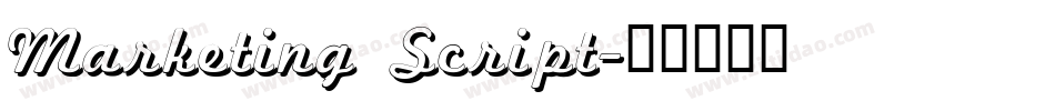 Marketing Script字体转换
